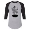 Unisex Three-Quarter Raglan Sleeve Baseball Jersey T-Shirt Thumbnail