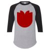 Unisex Three-Quarter Raglan Sleeve Baseball Jersey T-Shirt Thumbnail