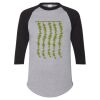 Unisex Three-Quarter Raglan Sleeve Baseball Jersey T-Shirt Thumbnail