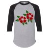 Unisex Three-Quarter Raglan Sleeve Baseball Jersey T-Shirt Thumbnail