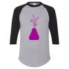 Unisex Three-Quarter Raglan Sleeve Baseball Jersey T-Shirt Thumbnail