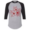 Unisex Three-Quarter Raglan Sleeve Baseball Jersey T-Shirt Thumbnail