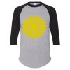 Unisex Three-Quarter Raglan Sleeve Baseball Jersey T-Shirt Thumbnail