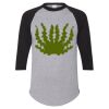 Unisex Three-Quarter Raglan Sleeve Baseball Jersey T-Shirt Thumbnail