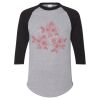 Unisex Three-Quarter Raglan Sleeve Baseball Jersey T-Shirt Thumbnail