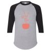 Unisex Three-Quarter Raglan Sleeve Baseball Jersey T-Shirt Thumbnail