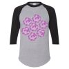 Unisex Three-Quarter Raglan Sleeve Baseball Jersey T-Shirt Thumbnail