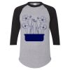 Unisex Three-Quarter Raglan Sleeve Baseball Jersey T-Shirt Thumbnail
