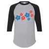 Unisex Three-Quarter Raglan Sleeve Baseball Jersey T-Shirt Thumbnail