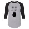 Unisex Three-Quarter Raglan Sleeve Baseball Jersey T-Shirt Thumbnail