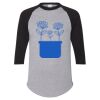Unisex Three-Quarter Raglan Sleeve Baseball Jersey T-Shirt Thumbnail