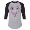 Unisex Three-Quarter Raglan Sleeve Baseball Jersey T-Shirt Thumbnail