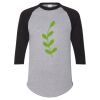 Unisex Three-Quarter Raglan Sleeve Baseball Jersey T-Shirt Thumbnail