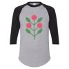 Unisex Three-Quarter Raglan Sleeve Baseball Jersey T-Shirt Thumbnail