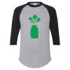 Unisex Three-Quarter Raglan Sleeve Baseball Jersey T-Shirt Thumbnail