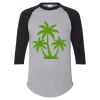 Unisex Three-Quarter Raglan Sleeve Baseball Jersey T-Shirt Thumbnail