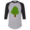 Unisex Three-Quarter Raglan Sleeve Baseball Jersey T-Shirt Thumbnail