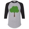 Unisex Three-Quarter Raglan Sleeve Baseball Jersey T-Shirt Thumbnail