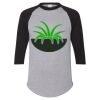 Unisex Three-Quarter Raglan Sleeve Baseball Jersey T-Shirt Thumbnail