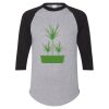 Unisex Three-Quarter Raglan Sleeve Baseball Jersey T-Shirt Thumbnail