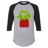 Unisex Three-Quarter Raglan Sleeve Baseball Jersey T-Shirt Thumbnail