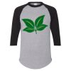 Unisex Three-Quarter Raglan Sleeve Baseball Jersey T-Shirt Thumbnail