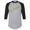 Unisex Three-Quarter Raglan Sleeve Baseball Jersey T-Shirt Thumbnail