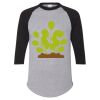 Unisex Three-Quarter Raglan Sleeve Baseball Jersey T-Shirt Thumbnail