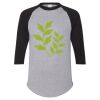 Unisex Three-Quarter Raglan Sleeve Baseball Jersey T-Shirt Thumbnail
