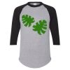 Unisex Three-Quarter Raglan Sleeve Baseball Jersey T-Shirt Thumbnail