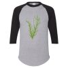 Unisex Three-Quarter Raglan Sleeve Baseball Jersey T-Shirt Thumbnail