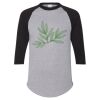 Unisex Three-Quarter Raglan Sleeve Baseball Jersey T-Shirt Thumbnail
