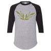 Unisex Three-Quarter Raglan Sleeve Baseball Jersey T-Shirt Thumbnail