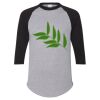 Unisex Three-Quarter Raglan Sleeve Baseball Jersey T-Shirt Thumbnail
