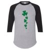 Unisex Three-Quarter Raglan Sleeve Baseball Jersey T-Shirt Thumbnail