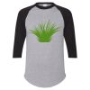 Unisex Three-Quarter Raglan Sleeve Baseball Jersey T-Shirt Thumbnail