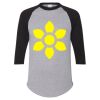 Unisex Three-Quarter Raglan Sleeve Baseball Jersey T-Shirt Thumbnail