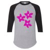 Unisex Three-Quarter Raglan Sleeve Baseball Jersey T-Shirt Thumbnail