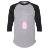Unisex Three-Quarter Raglan Sleeve Baseball Jersey T-Shirt Thumbnail