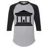 Unisex Three-Quarter Raglan Sleeve Baseball Jersey T-Shirt Thumbnail