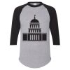 Unisex Three-Quarter Raglan Sleeve Baseball Jersey T-Shirt Thumbnail