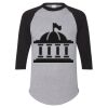 Unisex Three-Quarter Raglan Sleeve Baseball Jersey T-Shirt Thumbnail