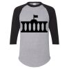Unisex Three-Quarter Raglan Sleeve Baseball Jersey T-Shirt Thumbnail