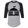 Unisex Three-Quarter Raglan Sleeve Baseball Jersey T-Shirt Thumbnail