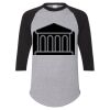 Unisex Three-Quarter Raglan Sleeve Baseball Jersey T-Shirt Thumbnail