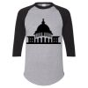 Unisex Three-Quarter Raglan Sleeve Baseball Jersey T-Shirt Thumbnail