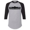 Unisex Three-Quarter Raglan Sleeve Baseball Jersey T-Shirt Thumbnail