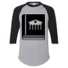 Unisex Three-Quarter Raglan Sleeve Baseball Jersey T-Shirt Thumbnail