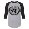 Unisex Three-Quarter Raglan Sleeve Baseball Jersey T-Shirt Thumbnail
