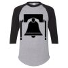 Unisex Three-Quarter Raglan Sleeve Baseball Jersey T-Shirt Thumbnail